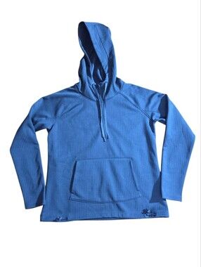 Athleta Women's Medium Pullover 1/4 Zip Hoodie Blue